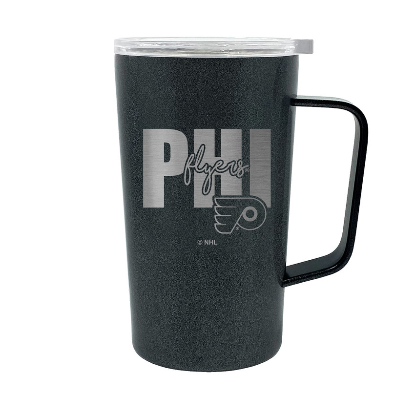 NHL Philadelphia Flyers 18oz Onyx Hustle Travel Mug
