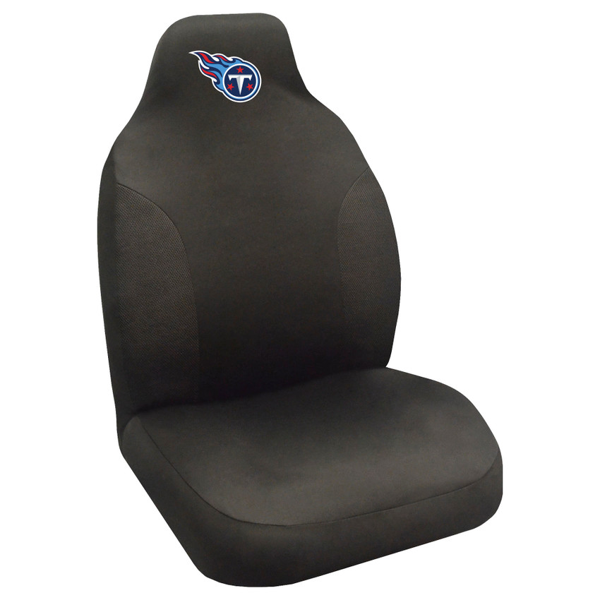 Tennessee Titans Embroidered Seat Cover Flaming T Primary Logo
