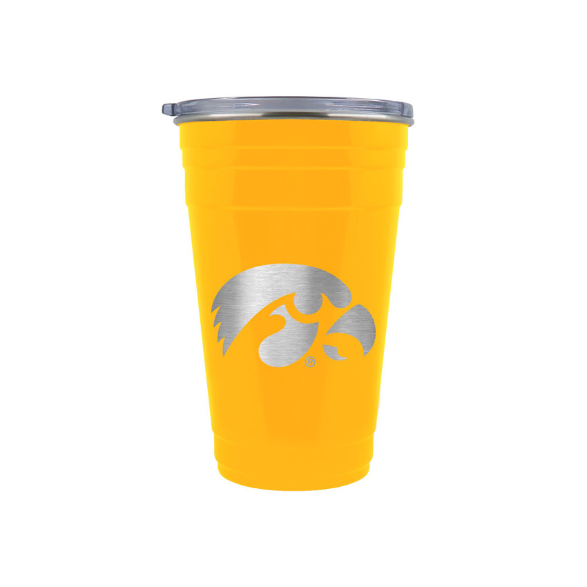 NCAA Iowa Hawkeyes 22oz Tailgater Travel Tumbler