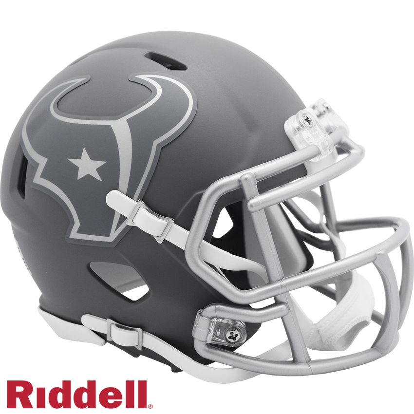 Houston Texans Helmet Riddell Replica Mini Speed Style Slate Alternate