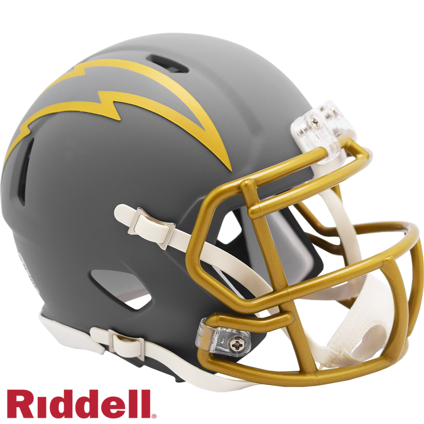 Los Angeles Chargers Helmet Riddell Replica Mini Speed Style Slate Alternate
