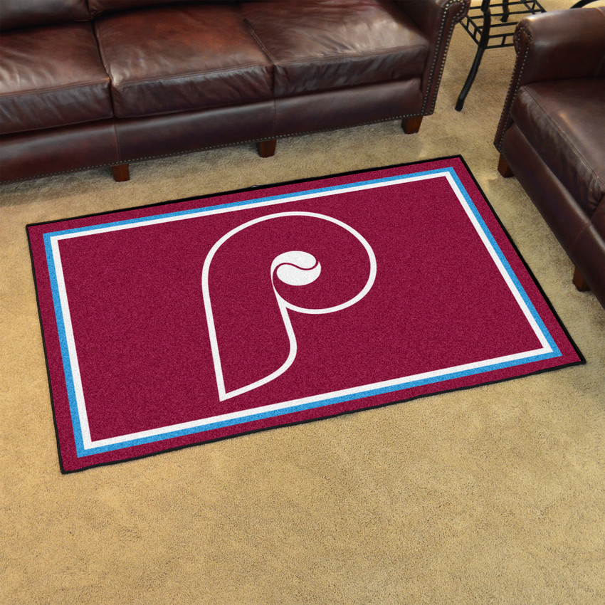 Retro Collection - 1987 Philadelphia Phillies 4x6 Rug