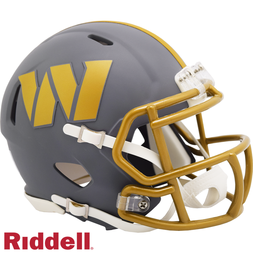 Washington Commanders Helmet Riddell Replica Mini Speed Style Slate Alternate