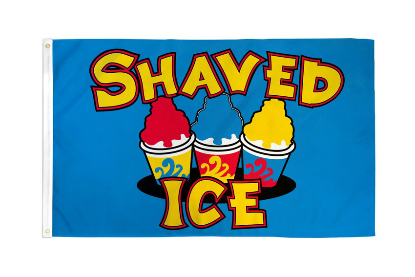 Shaved Ice Flag 3x5ft Poly