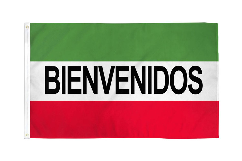 Bienvenidos Flag 3x5ft Poly