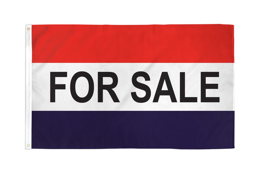 For Sale Flag 3x5ft Poly