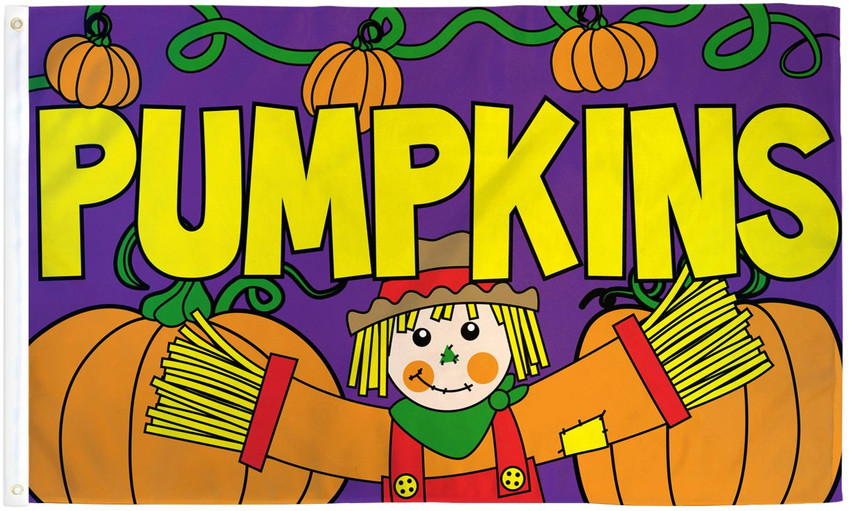 Pumpkins Flag 3x5ft Poly