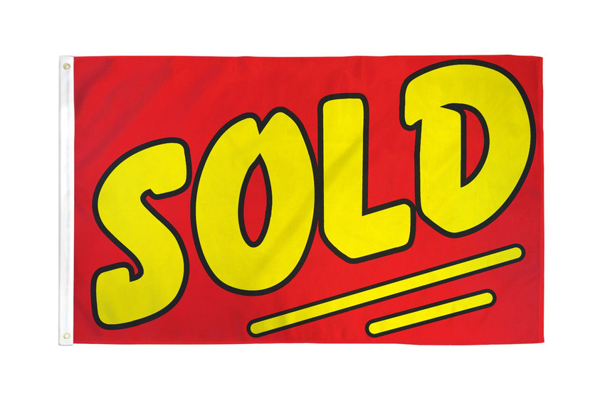 Sold Flag 3x5ft Poly
