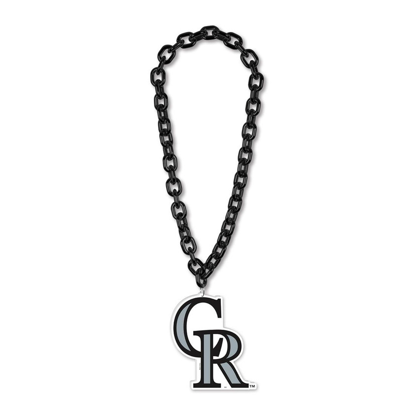 Colorado Rockies Necklace Fan Chain Necklace NCAA Foam Chain Fan Gear