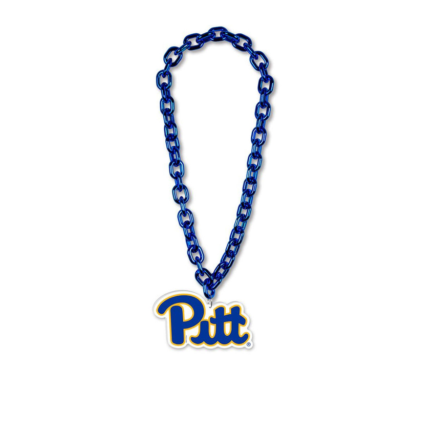 Pittsburgh Panthers Necklace Fan Chain Necklace NCAA Foam Chain Fan Gear