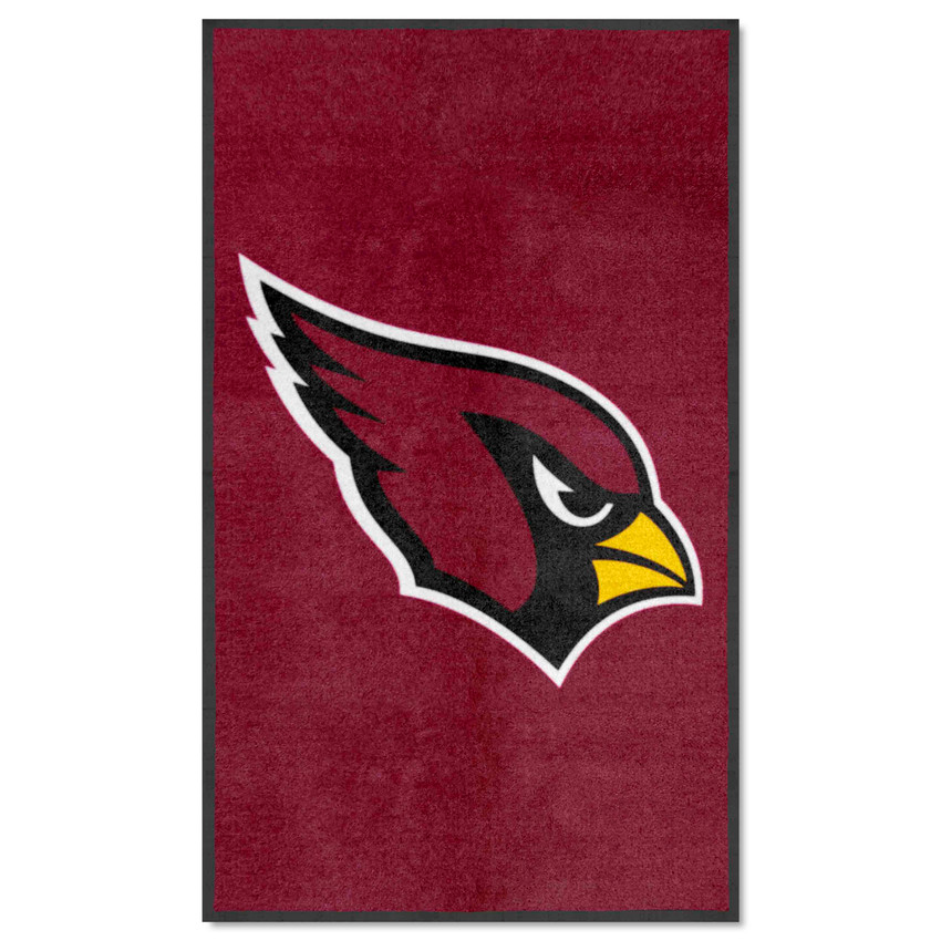 Arizona Cardinals 3X5 High-Traffic Mat with Durable Rubber Backing