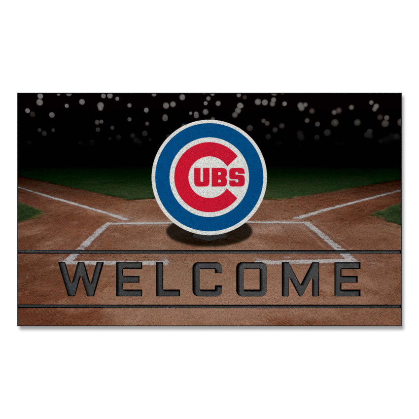 MLB - Chicago Cubs Crumb Rubber Door Mat 18"x30"