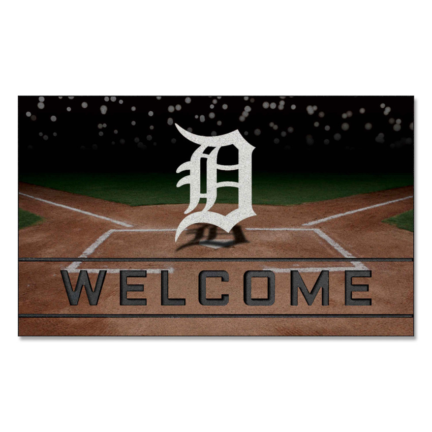 MLB - Detroit Tigers Crumb Rubber Door Mat 18"x30"