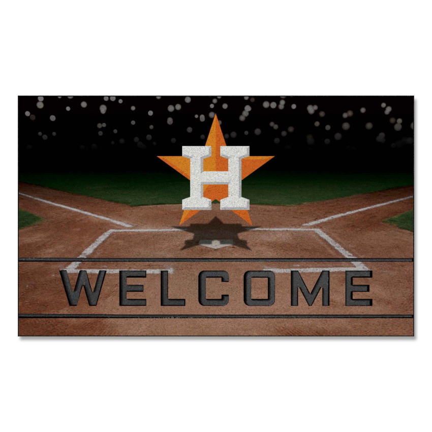 MLB - Houston Astros Crumb Rubber Door Mat 18"x30"