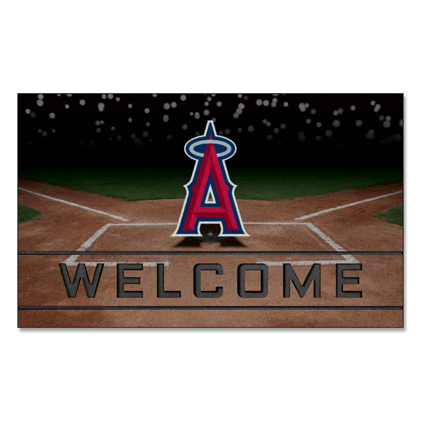 MLB - Los Angeles Angels Crumb Rubber Door Mat 18"x30"
