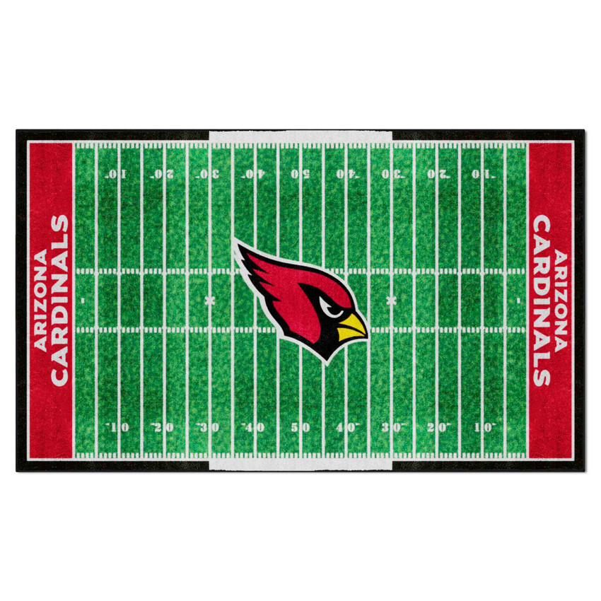 Arizona Cardinals 6x10 Plush Rug