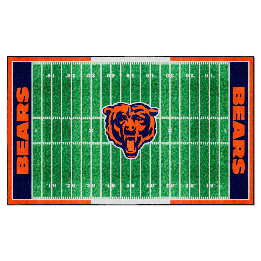 Chicago Bears 6x10 Plush Rug