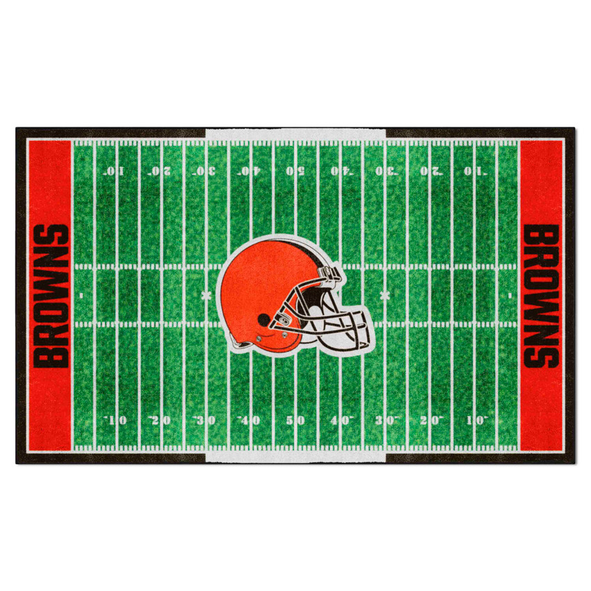 Cleveland Browns 6x10 Plush Rug