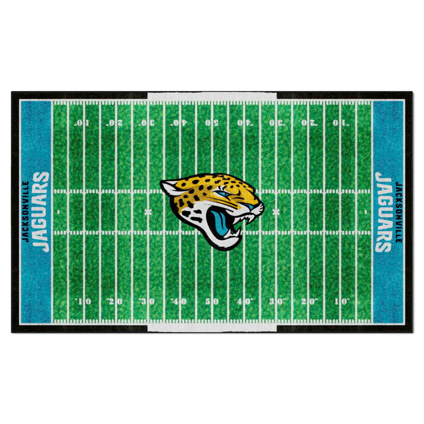 Jacksonville Jaguars 6x10 Plush Rug
