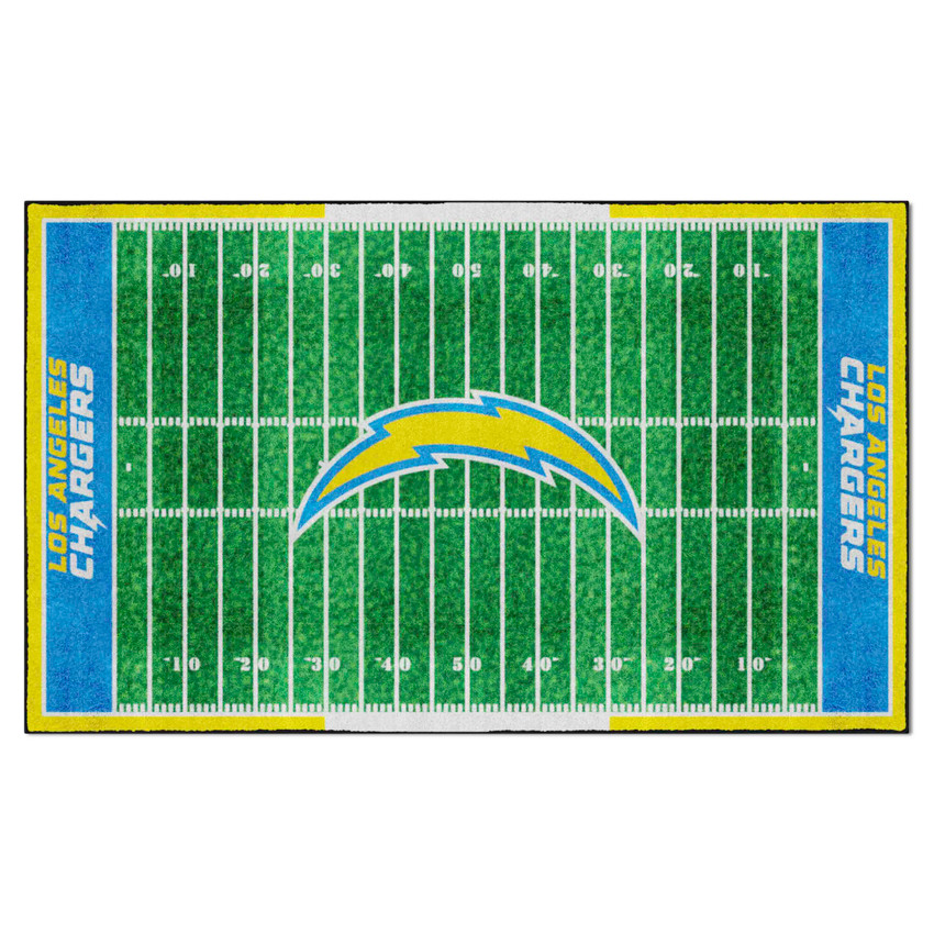 Los Angeles Chargers 6x10 Plush Rug