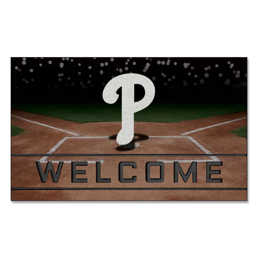 MLB - Philadelphia Phillies Crumb Rubber Door Mat 18"x30"