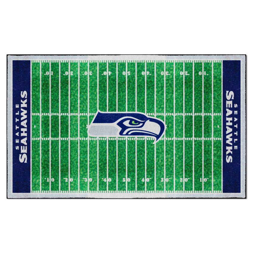 Seattle Seahawks 6x10 Plush Rug