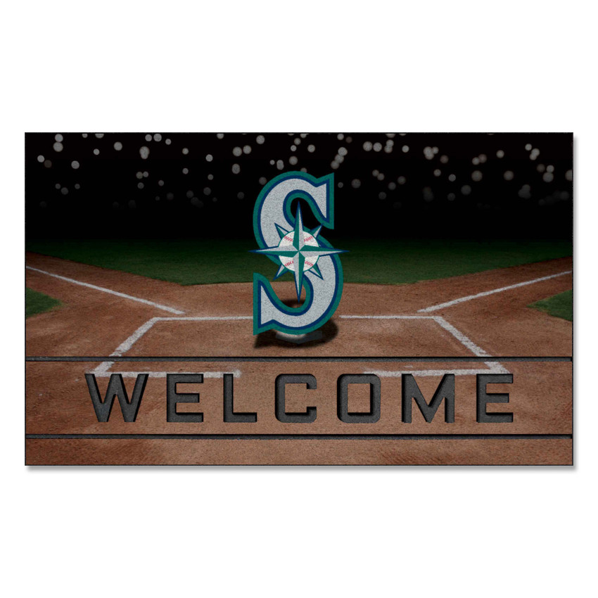 MLB - Seattle Mariners Crumb Rubber Door Mat 18"x30"
