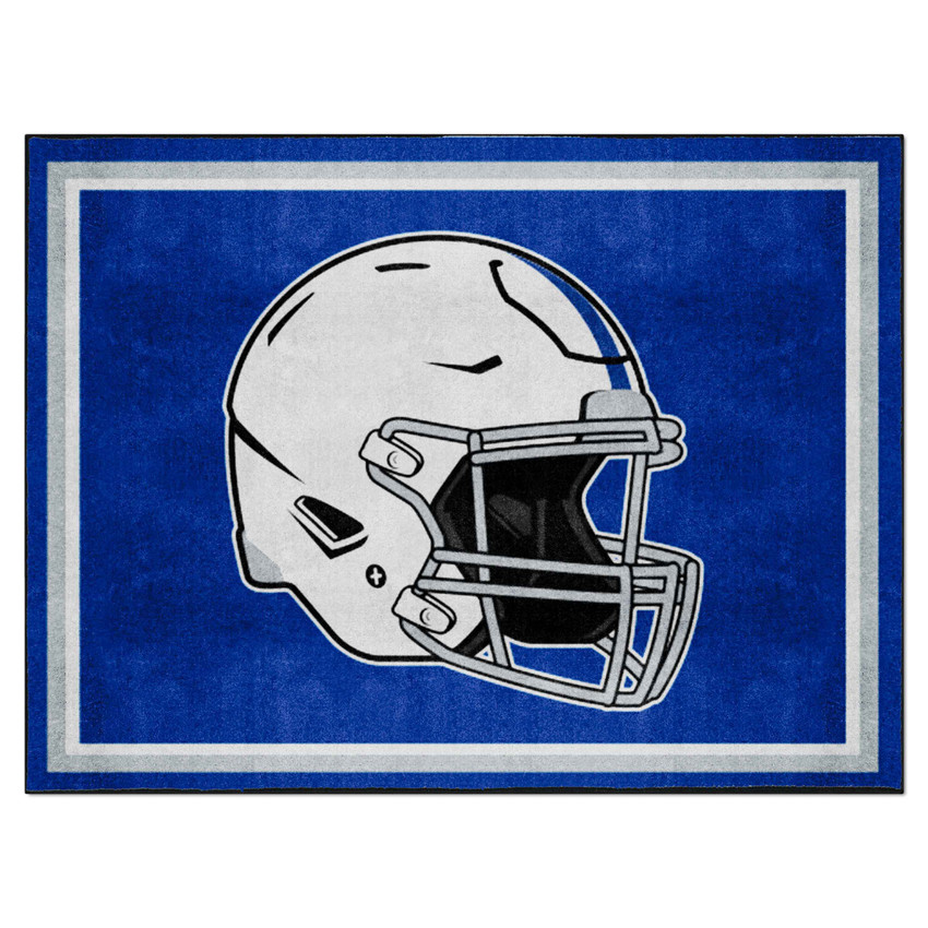 Indianapolis Colts 8ft. x 10 ft. Plush Area Rug Colts Retro Helmet Logo