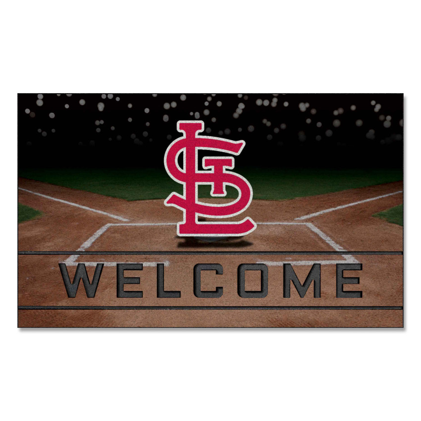MLB - St. Louis Cardinals Crumb Rubber Door Mat 18"x30"