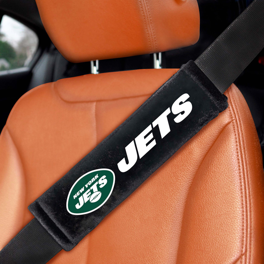 New York Jets Embroidered Seatbelt Pad - Pair