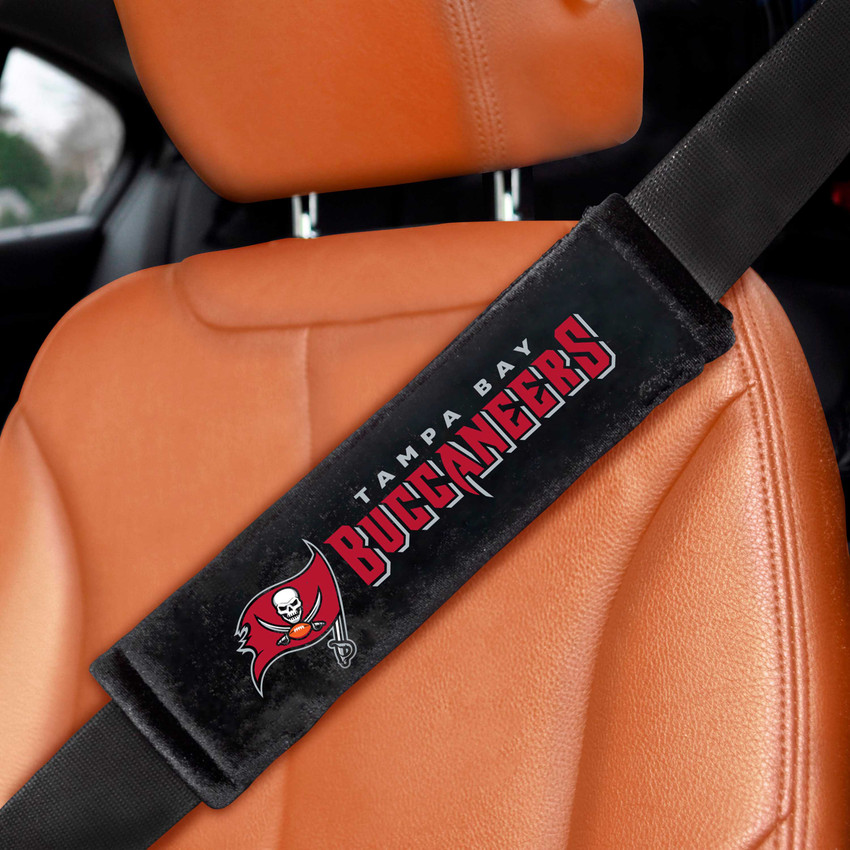 Tampa Bay Buccaneers Embroidered Seatbelt Pad - Pair