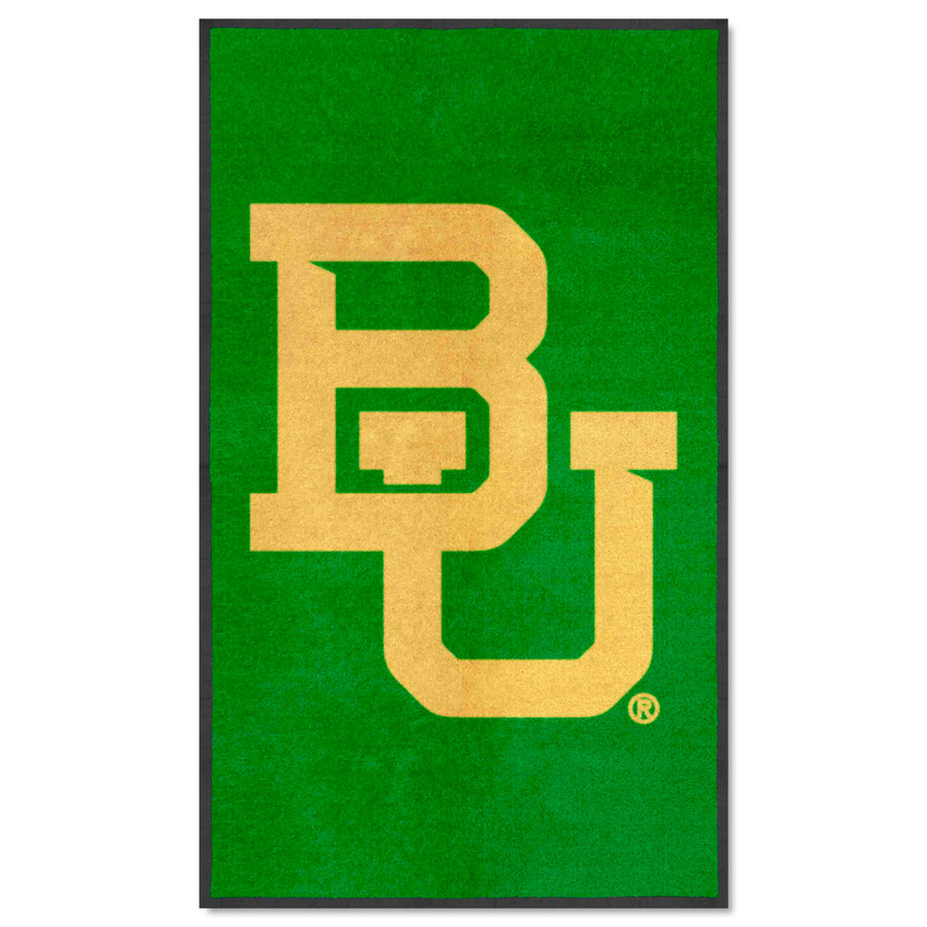 Baylor Bears 3X5 High-Traffic Mat with Durable Rubber Backing - Portrait Orientation