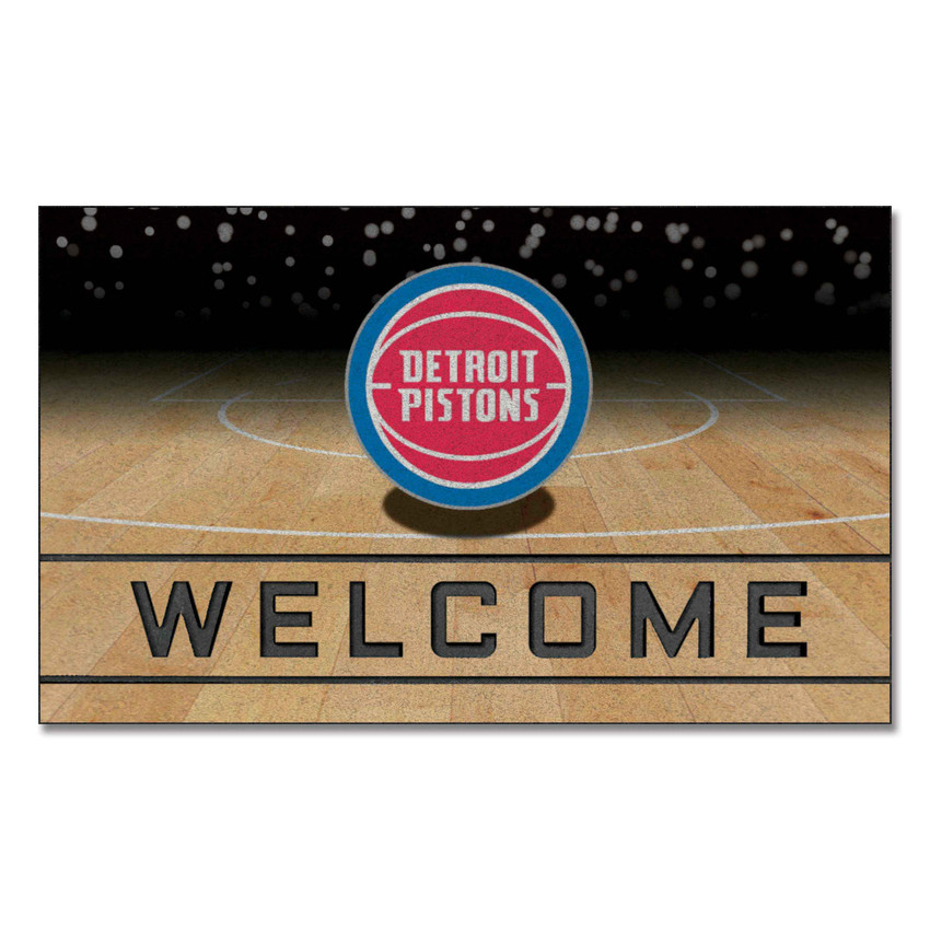 NBA - Detroit Pistons Crumb Rubber Door Mat 18"x30"