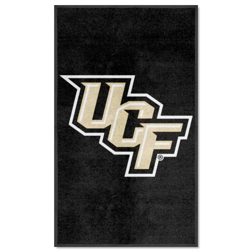 Central Florida Knights 3X5 High-Traffic Mat with Durable Rubber Backing - Portrait Orientation