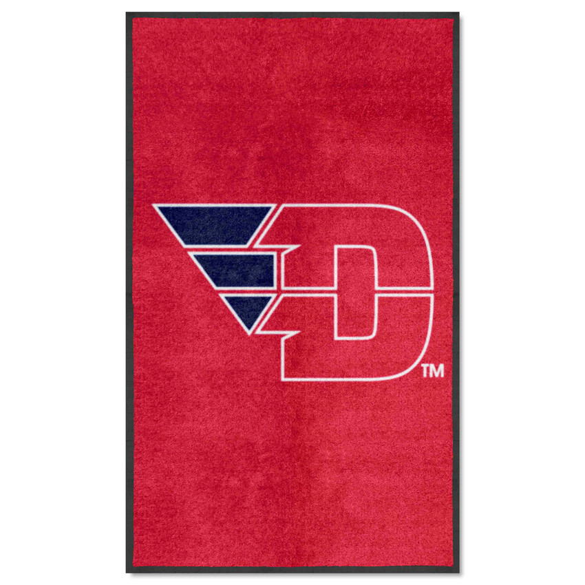 Dayton Flyers 3X5 High-Traffic Mat with Durable Rubber Backing - Portrait Orientation