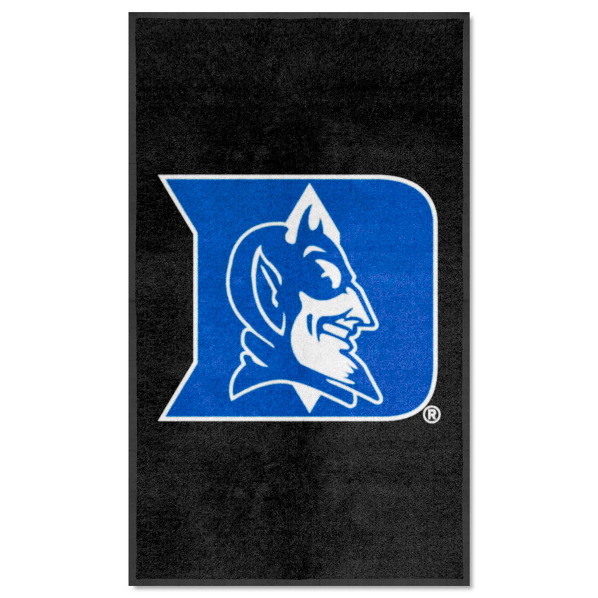 Duke Blue Devils 3X5 High-Traffic Mat with Durable Rubber Backing - Portrait Orientation