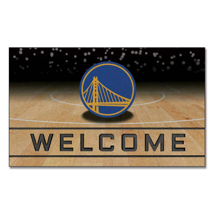 NBA - Golden State Warriors Crumb Rubber Door Mat 18"x30"