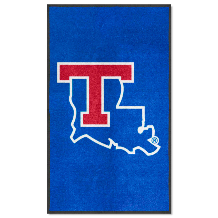Louisiana Tech Bulldogs 3X5 High-Traffic Mat with Durable Rubber Backing - Portrait Orientation