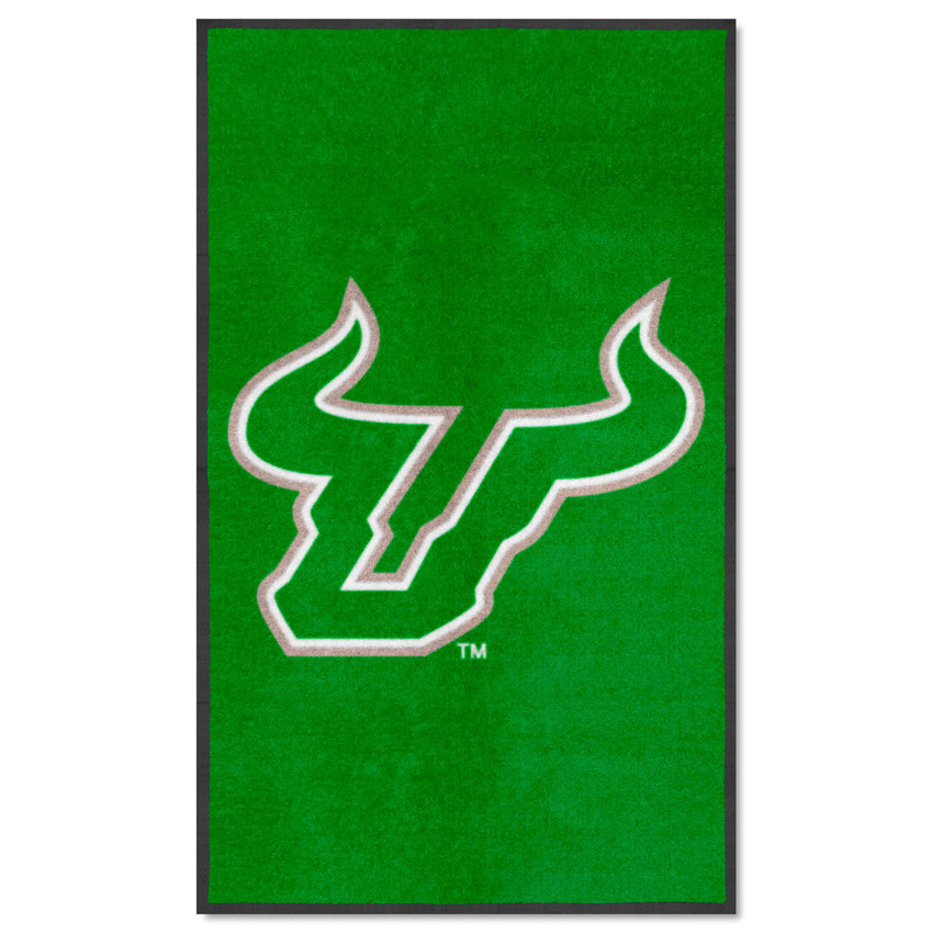 South Florida Bulls 3X5 High-Traffic Mat with Durable Rubber Backing - Portrait Orientation