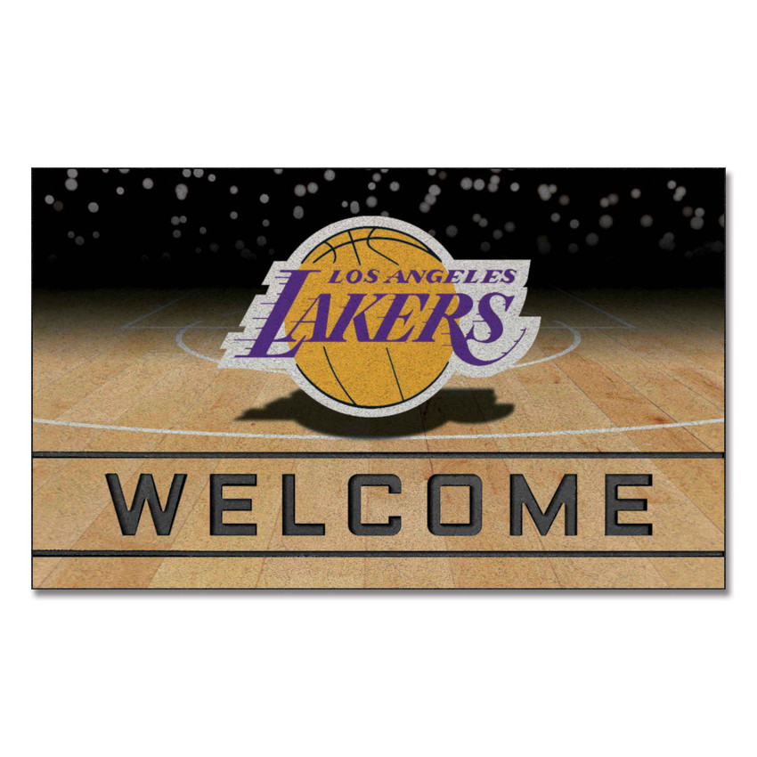 NBA - Los Angeles Lakers Crumb Rubber Door Mat 18"x30"