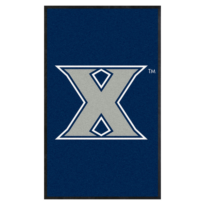 Xavier Musketeers 3X5 High-Traffic Mat with Durable Rubber Backing - Portrait Orientation