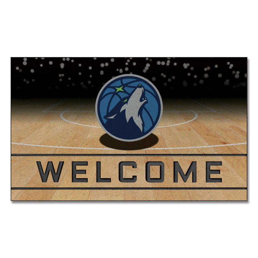NBA - Minnesota Timberwolves Crumb Rubber Door Mat 18"x30"