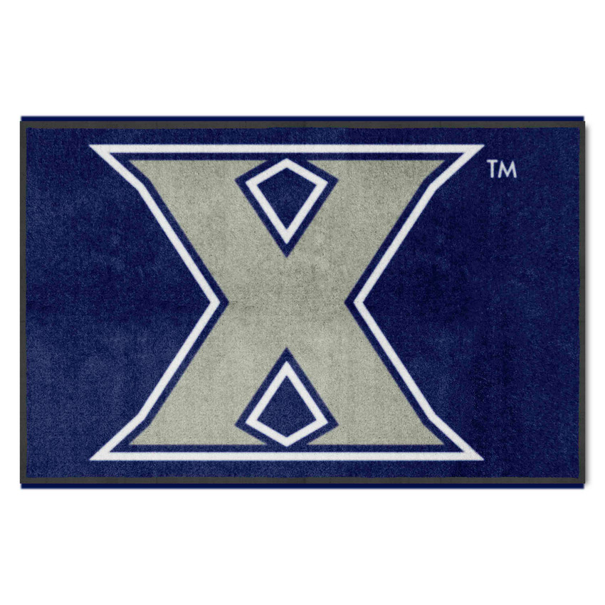 Xavier Musketeers 4X6 High-Traffic Mat with Durable Rubber Backing - Landscape Orientation