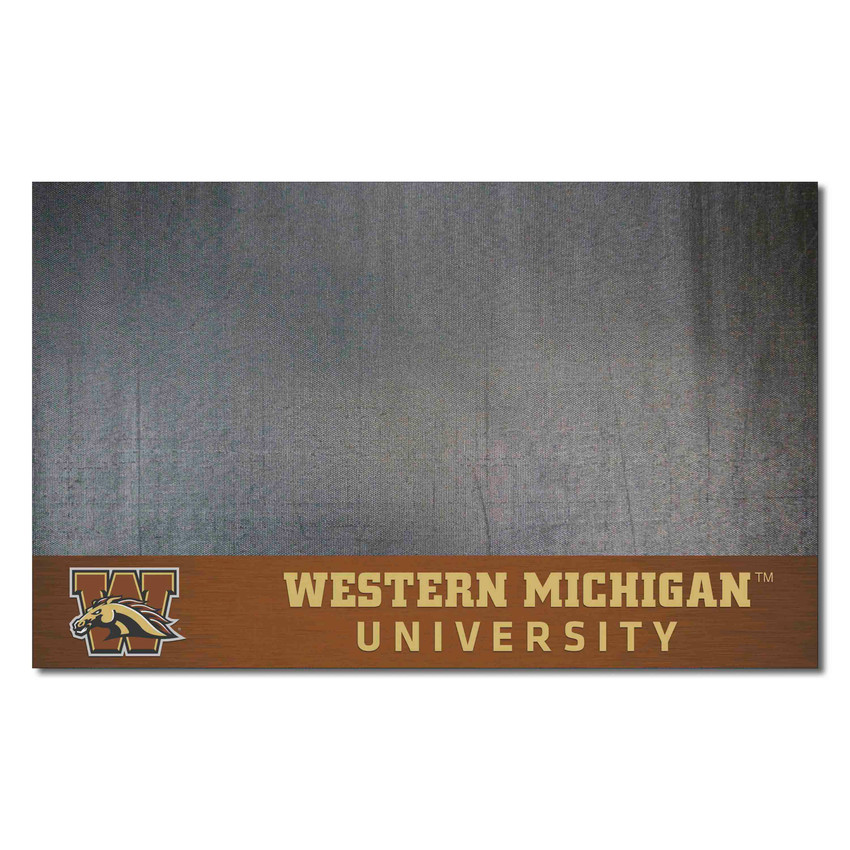 Western Michigan Broncos Vinyl Grill Mat - 26in. x 42in.