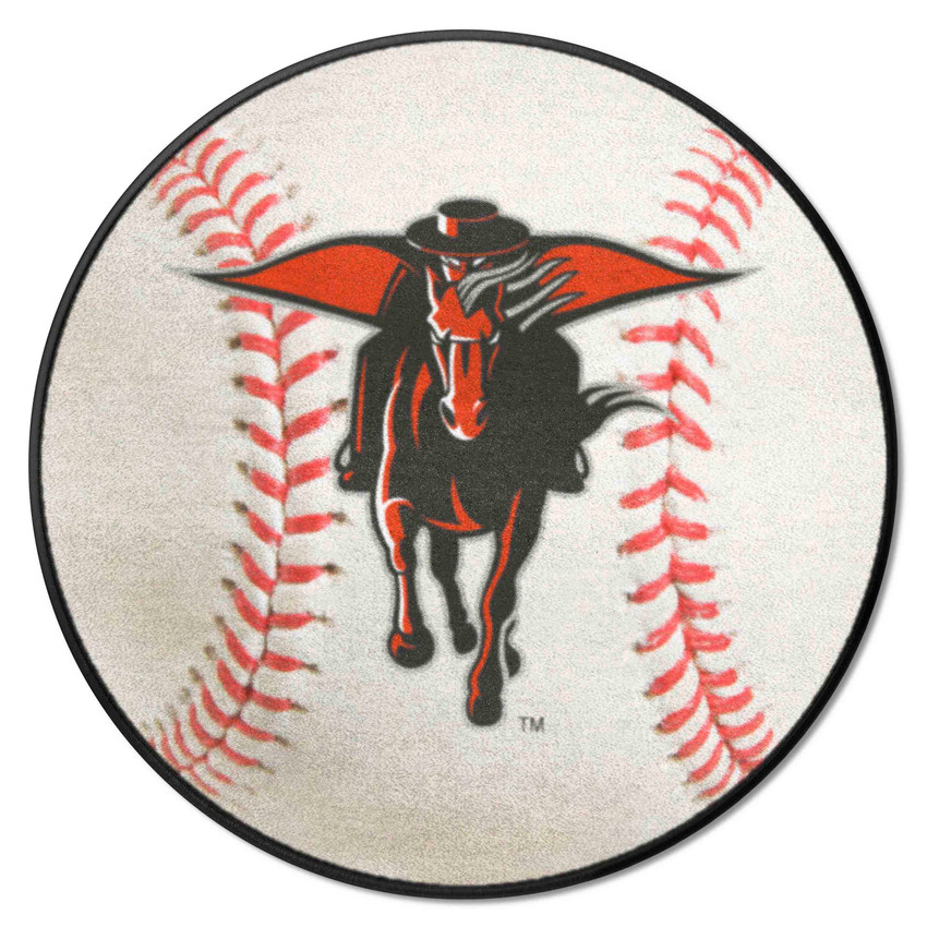 Texas Tech Red Raiders Baseball Rug - 27in. Diameter B