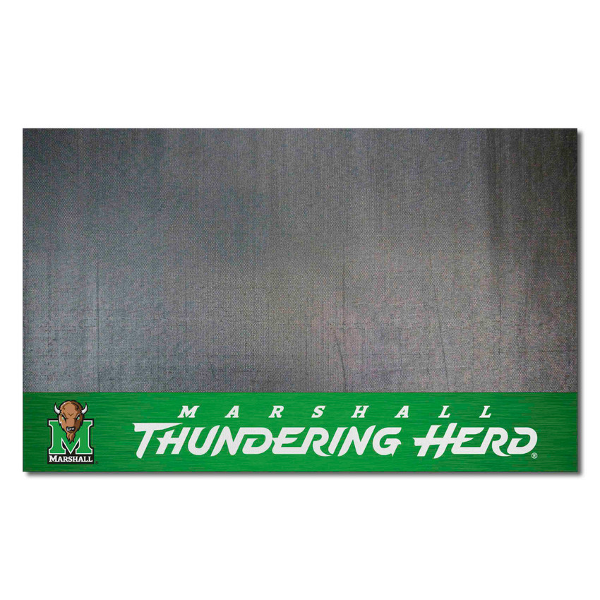 Marshall Thundering Herd Vinyl Grill Mat - 26in. x 42in.