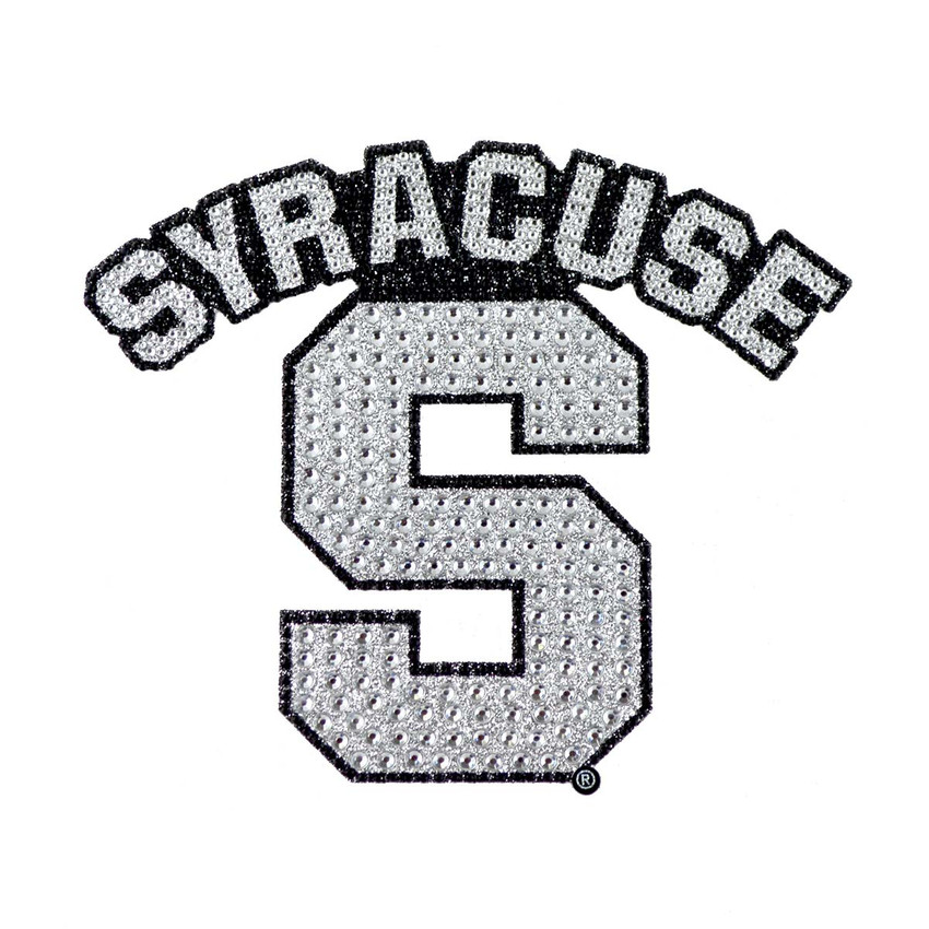 Syracuse Bling Decal "Block S 'Syracuse'" Logo