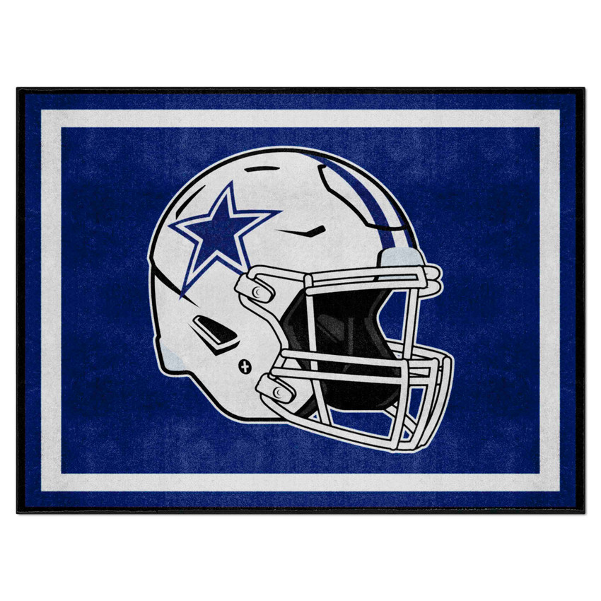 Dallas Cowboys 8ft. x 10 ft. Plush Area Rug Cowboys Alternate Helmet Logo