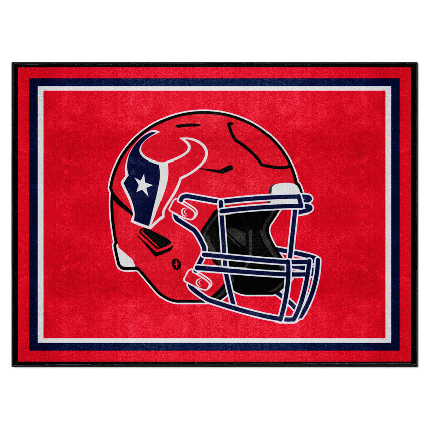 Houston Texans 8ft. x 10 ft. Plush Area Rug Texans Alternate Helmet Logo