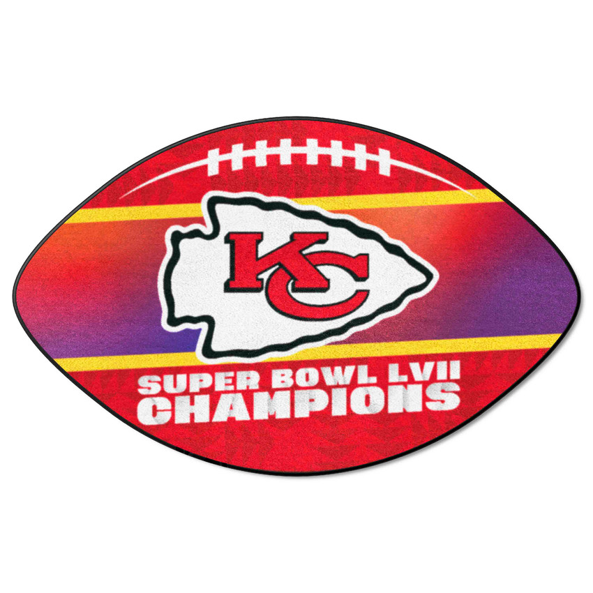 Kansas City Chiefs Super Bowl LVII Football Mat Super Bowl LVII